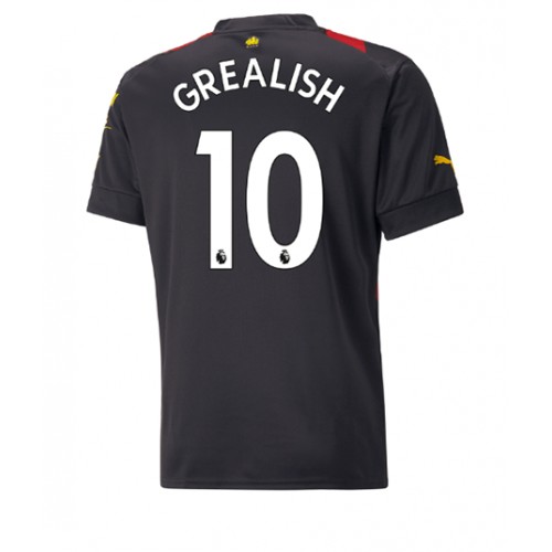 Fotbalové Dres Manchester City Jack Grealish #10 Venkovní 2022-23 Krátký Rukáv